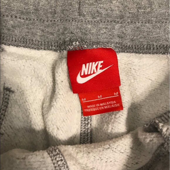 Nike Gray with White Sweatpants/Joggers - Picture 3 of 4